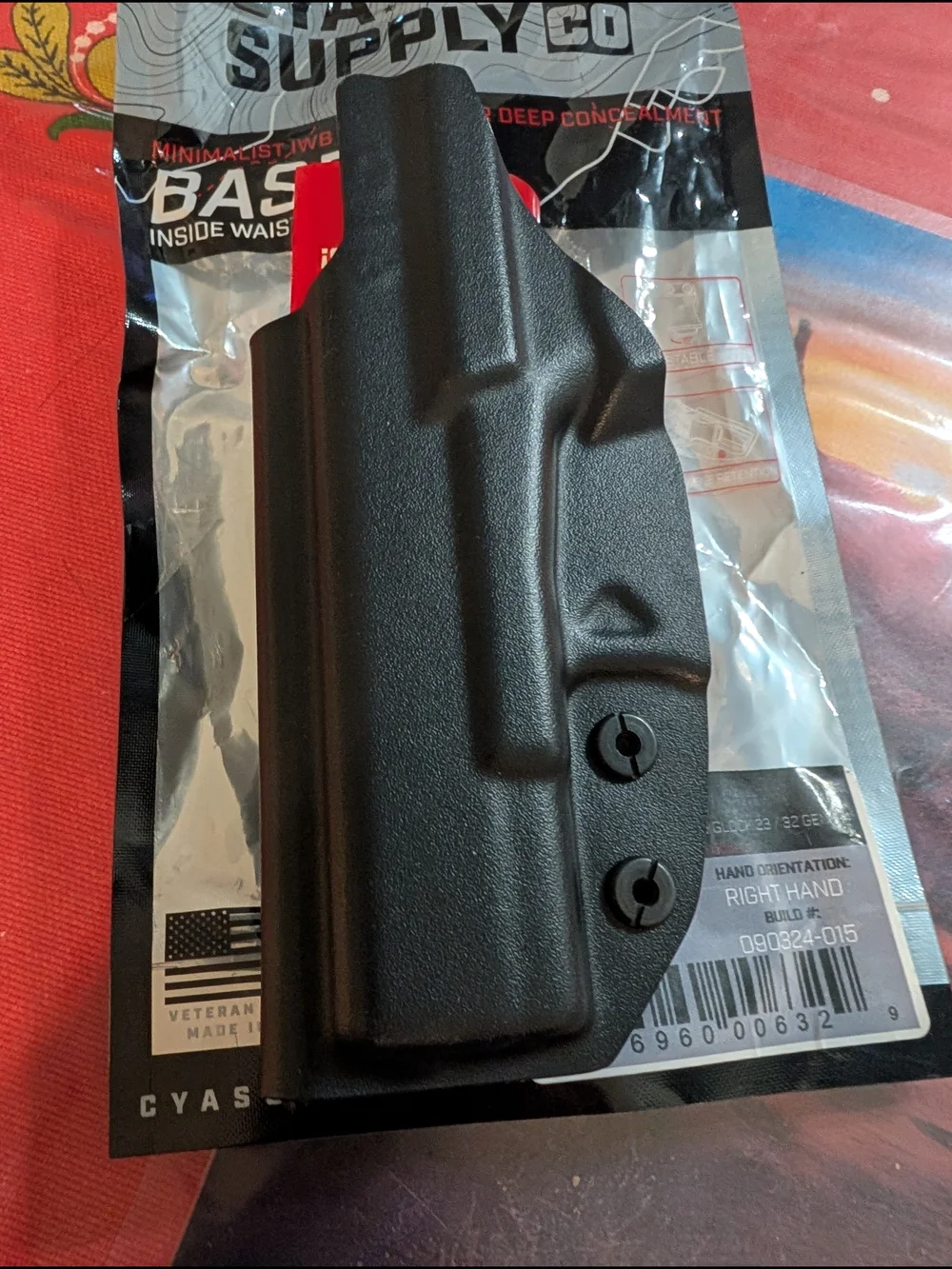 BASE Inside Waistband Holster - Black